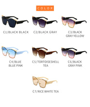 Load image into Gallery viewer, One Pieces Sunglasses Women 2023 Brand Designer Lunette De Soleil Femme Mens Cat Eyes Sunglasses