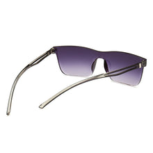 Load image into Gallery viewer, One-piece Cat Eye Sunglasses Women Gradient Lens Retro Mirror Rimless Sun Glasses Female Vintage Travel Eyewear UV400