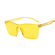 Load image into Gallery viewer, One-piece Cat Eye Sunglasses Women Gradient Lens Retro Mirror Rimless Sun Glasses Female Vintage Travel Eyewear UV400