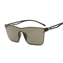 Load image into Gallery viewer, One-piece Cat Eye Sunglasses Women Gradient Lens Retro Mirror Rimless Sun Glasses Female Vintage Travel Eyewear UV400