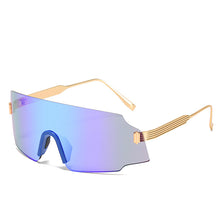 Load image into Gallery viewer, Onepieces Mirrored Sunglasses Women 2023 Brand Oversized Rimless Sun Glasses For Female Oculos Lunette De Soleil Femm
