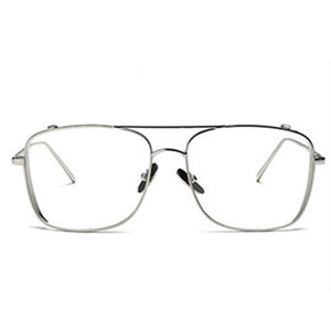 Optical  Alloy Glasses Frame Women Men Oversized Transparent Eyeglasses Frames Myopia Glasses Male Female Eyewear