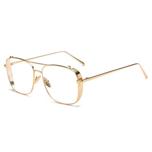 Optical  Alloy Glasses Frame Women Men Oversized Transparent Eyeglasses Frames Myopia Glasses Male Female Eyewear