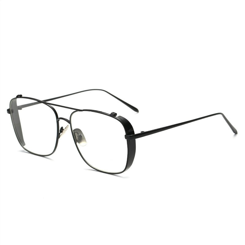 Optical  Alloy Glasses Frame Women Men Oversized Transparent Eyeglasses Frames Myopia Glasses Male Female Eyewear