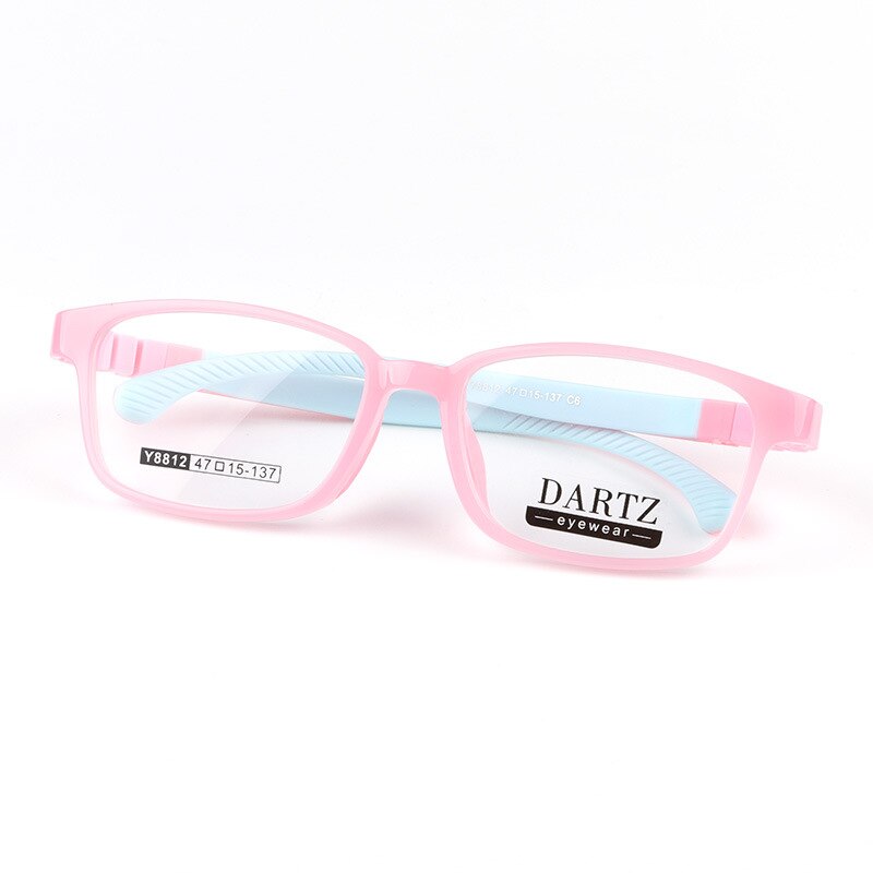 Optical Children Glasses Frame TR90 Silicone Glasses Children Flexible Protective Kids Glasses Diopter Eyeglasses Rubber Y8812