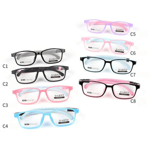 Optical Children Glasses Frame TR90 Silicone Glasses Children Flexible Protective Kids Glasses Diopter Eyeglasses Rubber Y8812