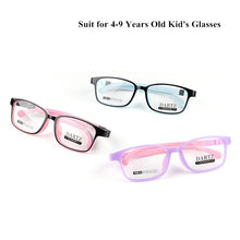 Load image into Gallery viewer, Optical Children Glasses Frame TR90 Silicone Glasses Children Flexible Protective Kids Glasses Diopter Eyeglasses Rubber Y8812