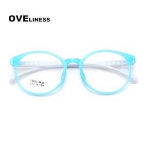 Optical Children Glasses Frame for Boys Girls TR90 Protective Solid Kids Eyeglasses Eywear Myopia Prescription glasses Spectacle