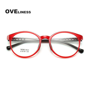 Optical Children Glasses Frame for Boys Girls TR90 Protective Solid Kids Eyeglasses Eywear Myopia Prescription glasses Spectacle