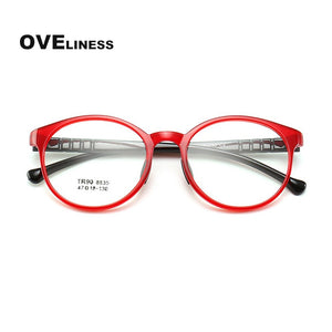 Optical Children Glasses Frame for Boys Girls TR90 Protective Solid Kids Eyeglasses Eywear Myopia Prescription glasses Spectacle