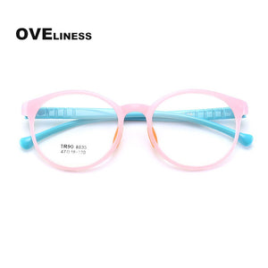 Optical Children Glasses Frame for Boys Girls TR90 Protective Solid Kids Eyeglasses Eywear Myopia Prescription glasses Spectacle