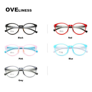 Optical Children Glasses Frame for Boys Girls TR90 Protective Solid Kids Eyeglasses Eywear Myopia Prescription glasses Spectacle