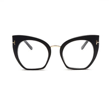 Carica l&#39;immagine nel visualizzatore di Gallery, Optical Classic Frame Square Eyeglasses Women  Cat Eye Glasses Frames  Retro Clear Myopia Frame Lady UV400