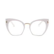 Carica l&#39;immagine nel visualizzatore di Gallery, Optical Classic Frame Square Eyeglasses Women  Cat Eye Glasses Frames  Retro Clear Myopia Frame Lady UV400