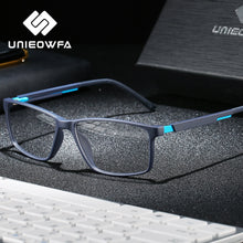 Load image into Gallery viewer, Optical Computer Glasses Frame Men Myopia Anti Blue Light Blocking Eyeglasses Frame Prescription Clear Korea Gaming Eyewear TR90
