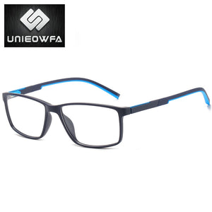 Optical Computer Glasses Frame Men Myopia Anti Blue Light Blocking Eyeglasses Frame Prescription Clear Korea Gaming Eyewear TR90