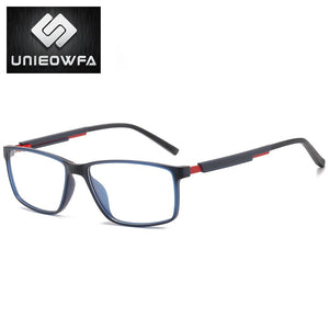 Optical Computer Glasses Frame Men Myopia Anti Blue Light Blocking Eyeglasses Frame Prescription Clear Korea Gaming Eyewear TR90