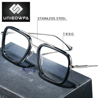Optical Computer Glasses Men Frame Anti Blue Light Blocking Prescription Eyeglasses Frame Myopia Clear Gaming Spectacles Frame