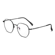 Load image into Gallery viewer, Optical Eyewears Super Light Full Rim Metal Frame Glasses Anti-Blue Light Round Lenses For Man and Woman