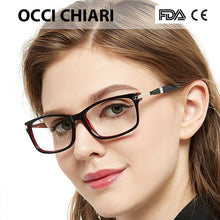Load image into Gallery viewer, Optical Frame Women Vintage Blue Light Blocking Glasses 2023 Nerd Italy Designer Eyewear Medical Prescription Eyeglasse Frames