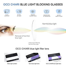 Load image into Gallery viewer, Optical Frame Women Vintage Blue Light Blocking Glasses 2023 Nerd Italy Designer Eyewear Medical Prescription Eyeglasse Frames