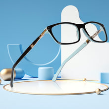 Load image into Gallery viewer, Optical Frame Women Vintage Blue Light Blocking Glasses 2023 Nerd Italy Designer Eyewear Medical Prescription Eyeglasse Frames