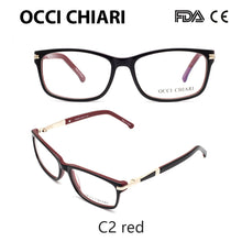 Load image into Gallery viewer, Optical Frame Women Vintage Blue Light Blocking Glasses 2023 Nerd Italy Designer Eyewear Medical Prescription Eyeglasse Frames