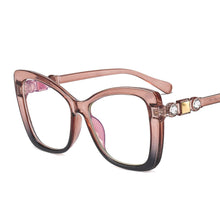 Carica l&#39;immagine nel visualizzatore di Gallery, Occhiali da vista Occhiali da vista quadrati trasparenti Montature per occhiali da donna Occhiali da vista per ipermetropia di marca da donna