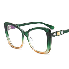 Carica l&#39;immagine nel visualizzatore di Gallery, Optical Glasses Clear Square Prescription Eyeglasses Frames Ladies Women  Brand Designer Hyperopia Glasses Eyewear