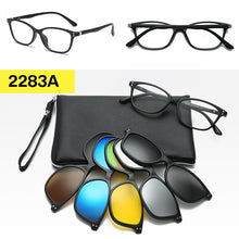 Load image into Gallery viewer, Optical Glasses Frame Eyeglasses Frames Men Magnetic Sunglasses Male Women Magnet Clip On Sunglasses For Men Ladies