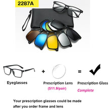 Load image into Gallery viewer, Optical Glasses Frame Eyeglasses Frames Men Magnetic Sunglasses Male Women Magnet Clip On Sunglasses For Men Ladies