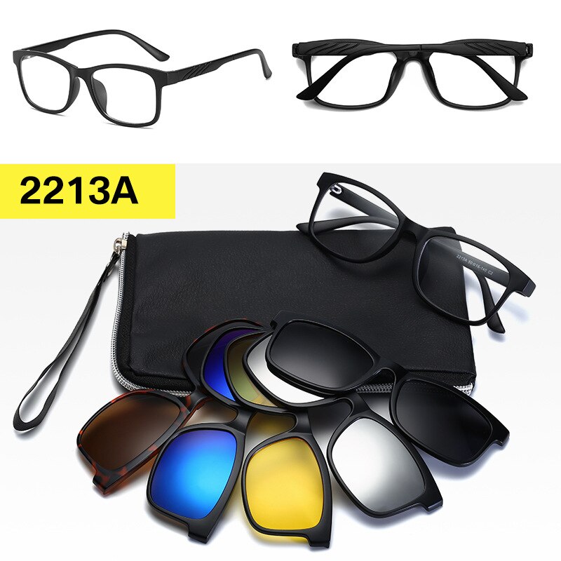 Optical Glasses Frame Eyeglasses Frames Men Magnetic Sunglasses Male Women Magnet Clip On Sunglasses For Men Ladies