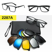Load image into Gallery viewer, Optical Glasses Frame Eyeglasses Frames Men Magnetic Sunglasses Male Women Magnet Clip On Sunglasses For Men Ladies