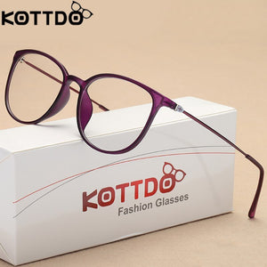 Optical Glasses Frame Women Light Metal Prescription Glasses Men Myopia Eye Glasses Round Eyeglasses Lentes Opticos Mujer