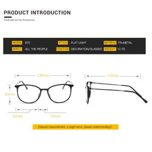 Load image into Gallery viewer, Optical Glasses Frame Women Light Metal Prescription Glasses Men Myopia Eye Glasses Round Eyeglasses Lentes Opticos Mujer