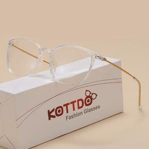 Optical Glasses Frame Women Light Metal Prescription Glasses Men Myopia Eye Glasses Round Eyeglasses Lentes Opticos Mujer