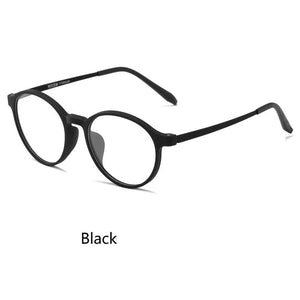 Optical Glasses Frame Women Ultralight Pure Titanium Glasses Frame Men Round Big Spectacles Frame Prescription Glasses