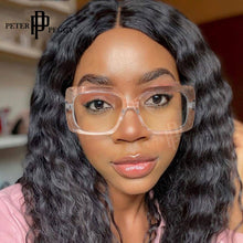 Load image into Gallery viewer, Optical Glasses Frames Women Square Transparent Lens Prescription Eyeglasses Frame Vintage Myopia Glasses Frames Men