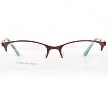 Load image into Gallery viewer, Optical Glasses Spectacle Frame Women Metal Half Frame Reading Glasses Customzied Lense Myopia Eyeglasses Prescription Glasses