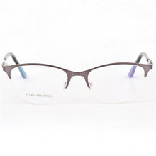 Load image into Gallery viewer, Optical Glasses Spectacle Frame Women Metal Half Frame Reading Glasses Customzied Lense Myopia Eyeglasses Prescription Glasses