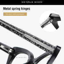 Carica l&#39;immagine nel visualizzatore di Gallery, Vetri ottici Donne Retro TR90 Telaio Anti Luce Blu Lente Occhio di Gatto Occhiali Da Vista Signore Miopia Occhiali Per Computer Per La Femmina W2012