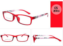 Load image into Gallery viewer, Optical Glasses frame For children boy girls Myopia eyeglasses frames with 0 degree lenses Plain mirror Points Kids Unisex 8804