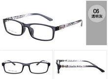 Load image into Gallery viewer, Optical Glasses frame For children boy girls Myopia eyeglasses frames with 0 degree lenses Plain mirror Points Kids Unisex 8804