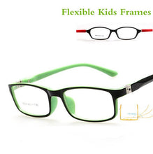Load image into Gallery viewer, Optical Glasses frame For children boy girls Myopia eyeglasses frames with 0 degree lenses Plain mirror Points Kids Unisex 8804