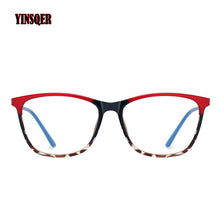 Load image into Gallery viewer, Optical Square Women&#39;s Computer Glasses Transparent Blue Light Eyeglass Retro Prescription Glasses Frame For Women Grade Eyewear