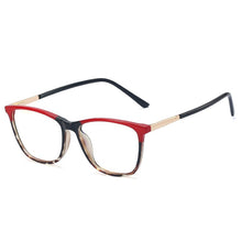 Load image into Gallery viewer, Optical Square Women&#39;s Computer Glasses Transparent Blue Light Eyeglass Retro Prescription Glasses Frame For Women Grade Eyewear
