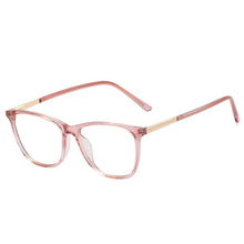 Load image into Gallery viewer, Optical Square Women&#39;s Computer Glasses Transparent Blue Light Eyeglass Retro Prescription Glasses Frame For Women Grade Eyewear