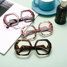Load image into Gallery viewer, Optical Transparent Glasses Women Big Spectacles Frame Leopard Prescription Myopia Frames Glasses Women