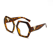 Load image into Gallery viewer, Optical Transparent Glasses Women Big Spectacles Frame Leopard Prescription Myopia Frames Glasses Women