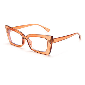 Optics Cat Eye Glasses Frames Women  Vintage Transparent Lens Prescription Myopia Glasses Frames Men Eyeglasses